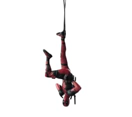 YOURKARTS.COM Deadpool Hanging Ornament for Car – PVC Model Rearview Mirror Decoration for Cars, Office Desk, and Home Decor (Design E)