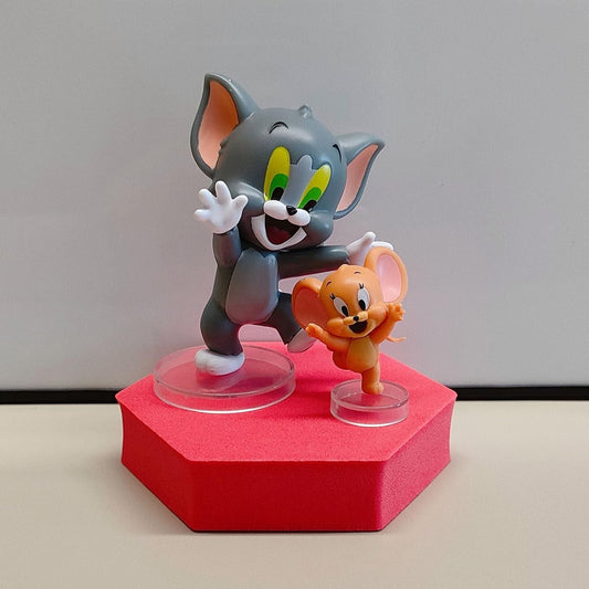 YOURKARTS.COM Car Ornaments with Tom & Jerry Design Figurines 6cm (2, Tom and Jerry Happy)