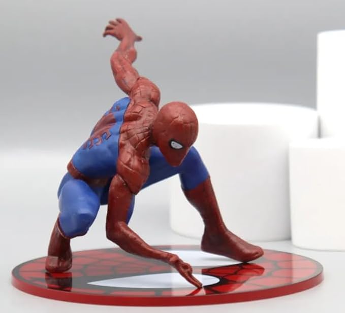 YOURKARTS.COM Car Decoration PVC Model 13cm Large Size Famous Superhero & Comic Character Action Figure (Spider-Man)