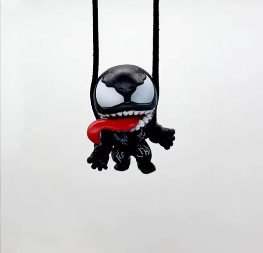 YOURKARTS.COM Cute Hanging Ornament for Car | Rear View Mirror Pendant | Swing Accessory for Car, Home, Office, Gardening & Gifts (Venom)