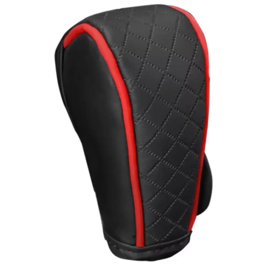 YOURKARTS.COM Car Gear Knob Cover, Protective, Premium Material, Universal Fit, Stylish Design (Black)
