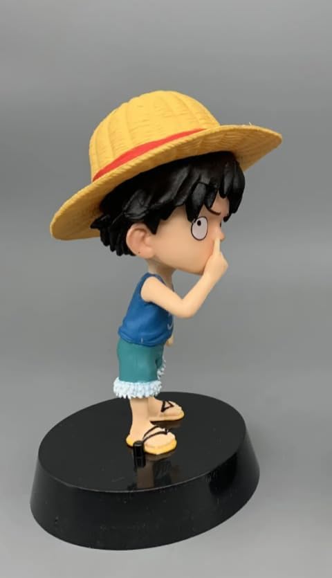 YOURKARTS.COM Anime Characters Naruto and Luffy for car Dashboard Office Desk, Home Décor, Unique Decoration for Car Interiors (Luffy 2)