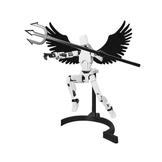 YOURKARTS.COM 3D Printed Action Figure, Moving Robot Toy for Kids and Adults, Multi Joints Fully Movable