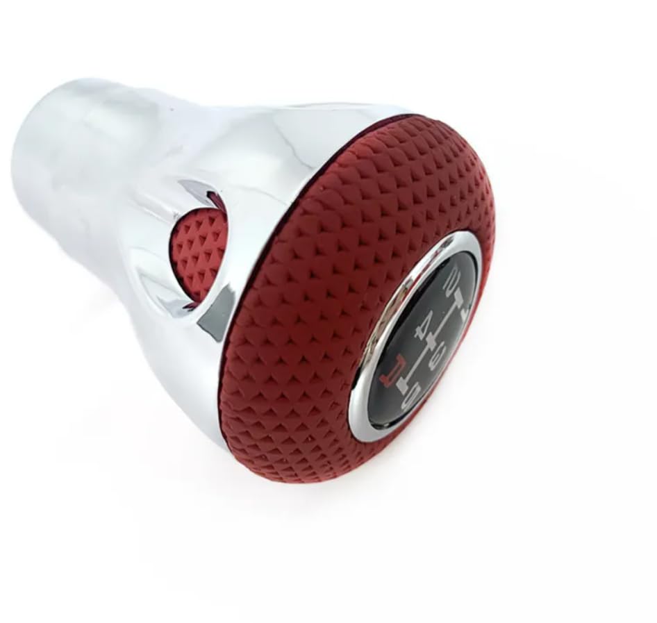 YOURKARTS.COM Gear Shift Knob - Red and Navy Blue, Universal Fit with Adapters and Installation Kit (0577)