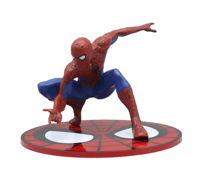 YOURKARTS.COM Car Decoration PVC Model 13cm Large Size Famous Superhero & Comic Character Action Figure (Spider-Man)