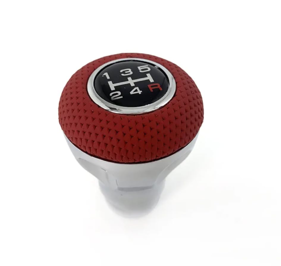 YOURKARTS.COM Gear Shift Knob - Red and Navy Blue, Universal Fit with Adapters and Installation Kit (0577)