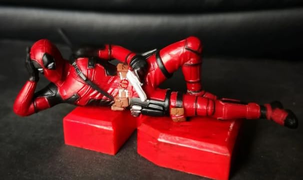 YOURKARTS.COM Dead Pul Action Figure PVC Model Movable Joint Set of 3 for Office Desk, Home Décor, & Car, Unique Decoration for Car Interiors