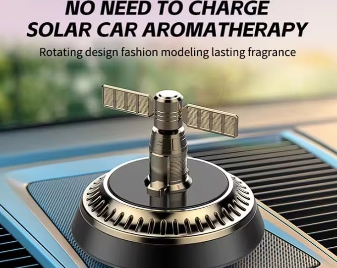 YOURKARTS.COM Solar Perfume-Air Freshener For Car Dashboard With Perfume Liquid Unique Design