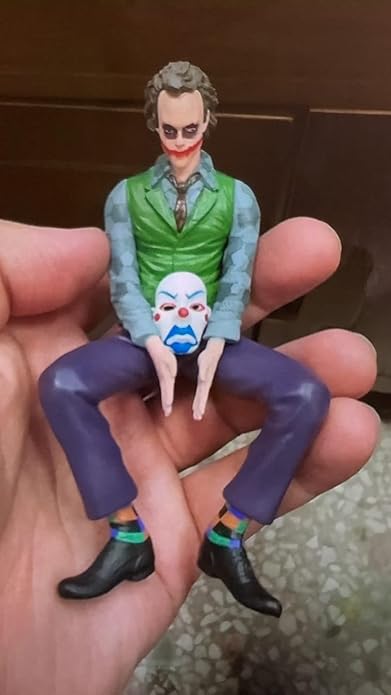 YOURKARTS.COM Comic Villain Car Charm Dashboard Toy – 5.5-Inch Unique Dashboard Decor PVC (Joker Dashboard Toy)