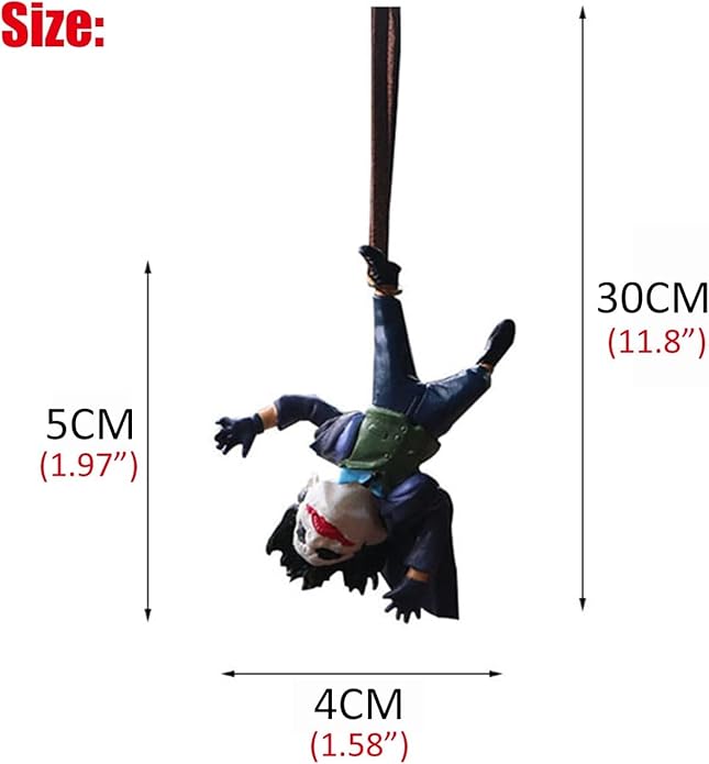 YOURKARTS.COM Comic Villain Car Charm Dashboard Toy – 5.5-Inch Unique Dashboard Decor PVC