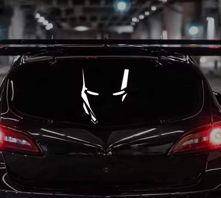 YOURKARTS.COM Reflective RGB Colour Iron Man Sticker Decoration for Car, Trucks, Window, Laptop
