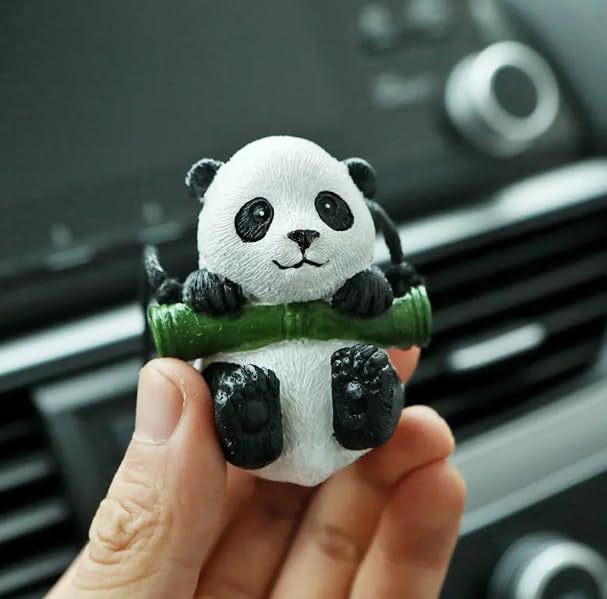YOURKARTS.COM Cute Hanging Ornament for Car | Rear View Mirror Pendant | Swing Accessory for Car, Home, Office, Gardening & Gifts (Panda)