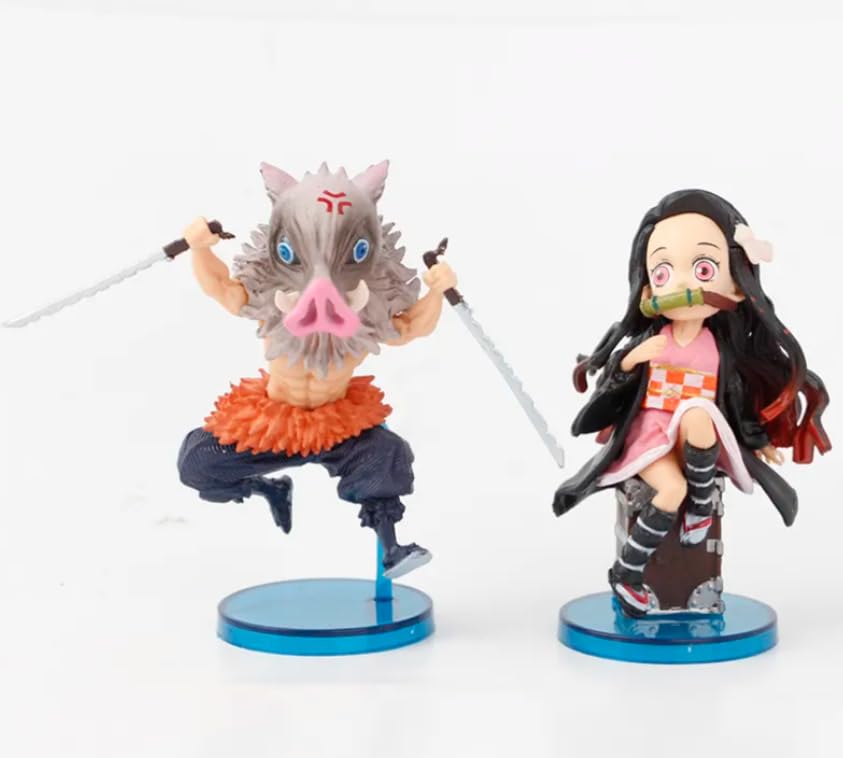 YOURKARTS.COM Car Decoration – Famous Anime Character Demon Slayer Accessories for Center Console and Dashboard