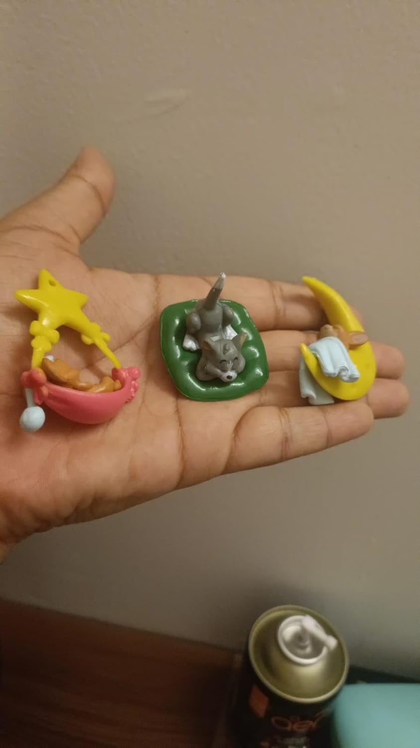 YOURKARTS.COM Tom & Jerry Cute Sleeping Car Interior Accessory, Dashboard and Table Decoration (Set of 3)