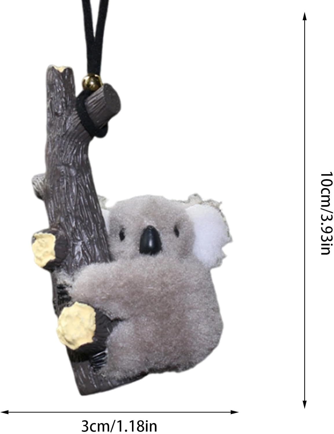 YOURKARTS.COM Cute Cartoon Hanging Ornament for Car | Rear View Mirror Pendant | Swing Accessory for Car, Home, Office, Gardening & Gifts (Koala)