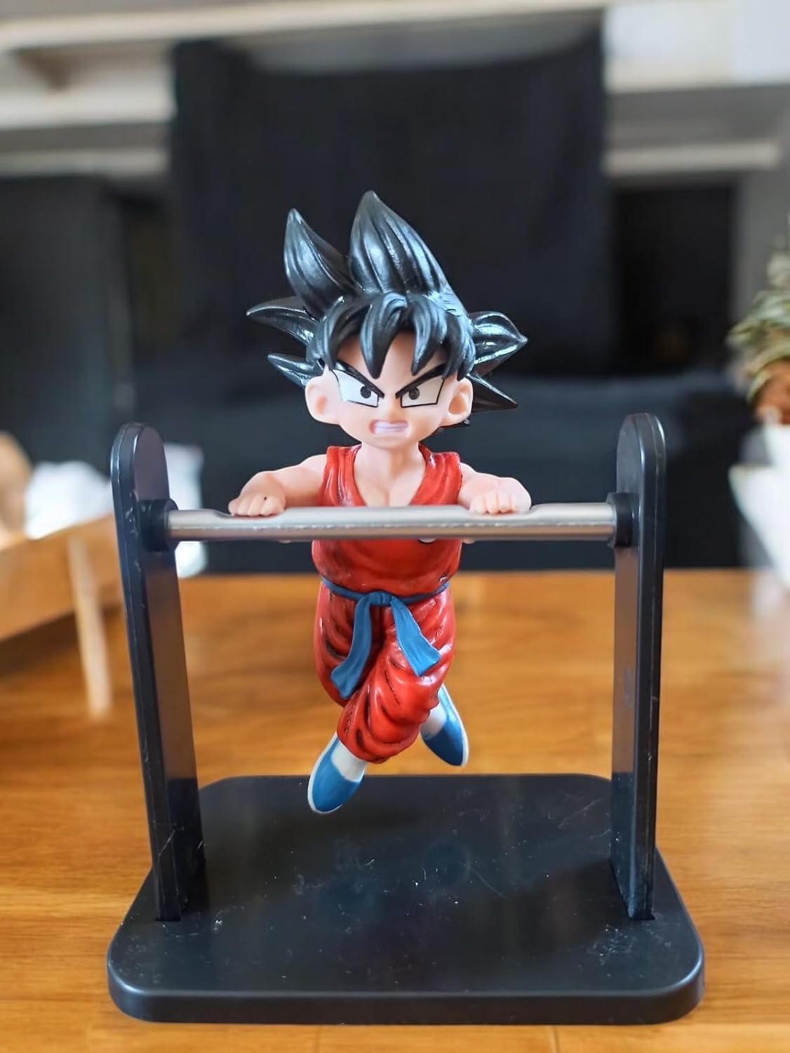 YOURKARTS.COM Car Decoration – Strongest Anime Character Super Saiyan God Figurine for Center Console and Dashboard Accessories (Pull Ups)