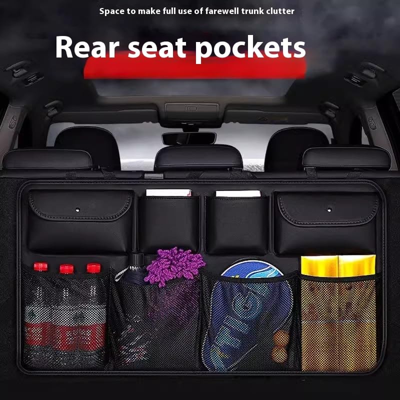 YOURKARTS.COM Car Organiser Bag Large Back Seat Storage (car back seat organizer)