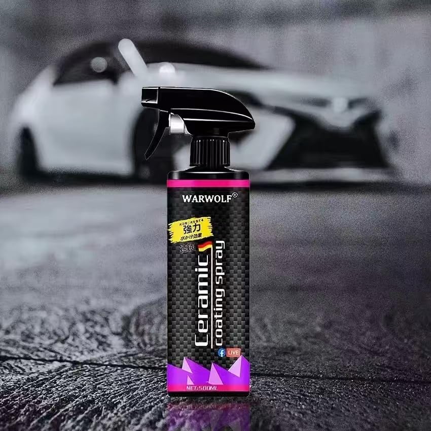 YOURKARTS.COM Automotive Ceramic Coating, 500ml Nano Coating Agent, Polishing Plating Crystal Liquid, Hydrophobic Coating