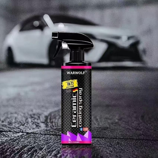 YOURKARTS.COM Automotive Ceramic Coating, 500ml Nano Coating Agent, Polishing Plating Crystal Liquid, Hydrophobic Coating