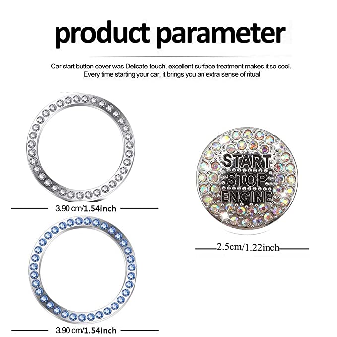 Diamond Push to Start Button (1 Pack)