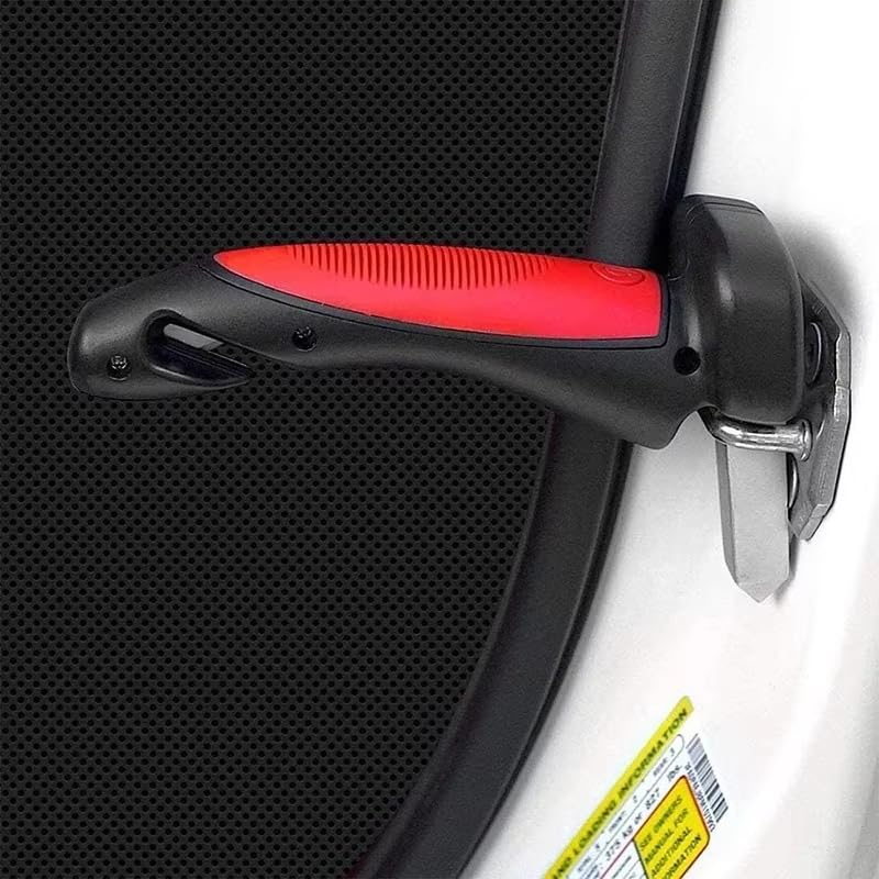 YOURKARTS.COM Car Support Handle, 5-in-1 Safety Door Handle with Window Breaker, Elderly Assistance