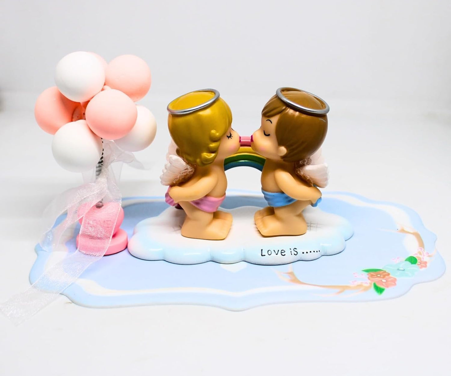 YOURKARTS.COM Cute Couple Universal Anti-Slip Car Dashboard Pad - Multi-Color Sticky Rubber Pad with Superior Grip Technology (Cupid Couple)