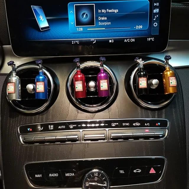 YOURKARTS.COM car AC Unique NOIS Shape: Stand out with a car air freshener- RANDOM COLOR