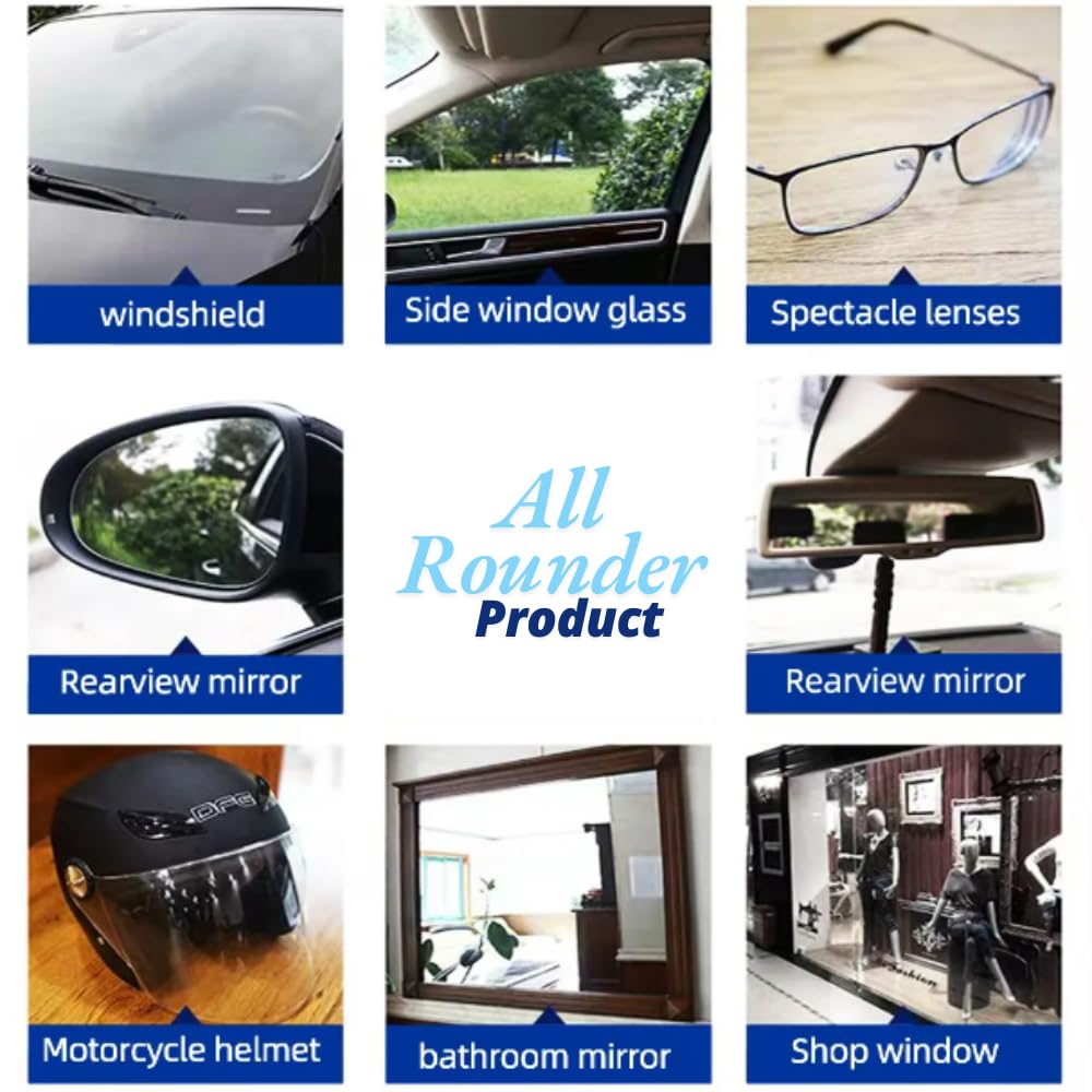 YOURKARTS.COM Car Cleaning Rainproof Nano Hydrophobic Coating | Glass Hydrophobic Coating Auto Window Cleaner | Glass Anti-Fog Agent