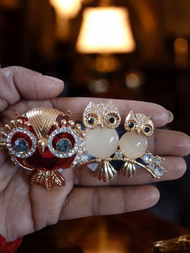 YOURKARTS.COM Car AC Vent Perfume - Unique Owl design, Car Air Freshener Random multi color