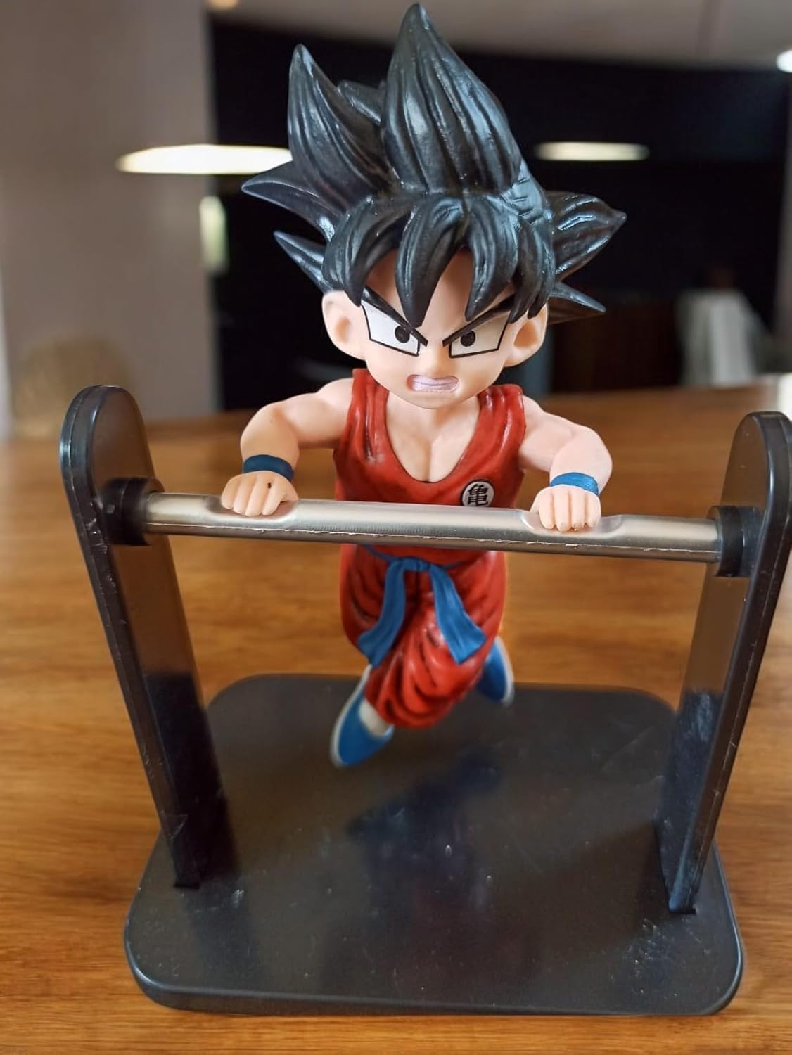 YOURKARTS.COM Car Decoration – Strongest Anime Character Super Saiyan God Figurine for Center Console and Dashboard Accessories (Pull Ups)