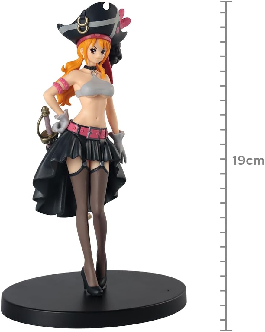 YOURKARTS.COM Car Decoration PVC Model 19cm One Piece - DXF Action Figure-The Grandline Lady - vol.3 Nami