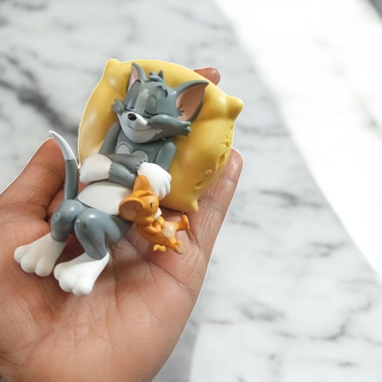 YOURKARTS.COM Tom & Jerry Cute Sleeping Car Interior Accessory, Dashboard and Table Decoration