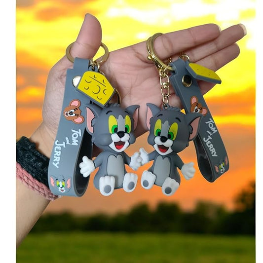 YOURKARTS.COM Cartoon Character Keychain, tom&jerry, 10 cm different style cartoon Character Keychain