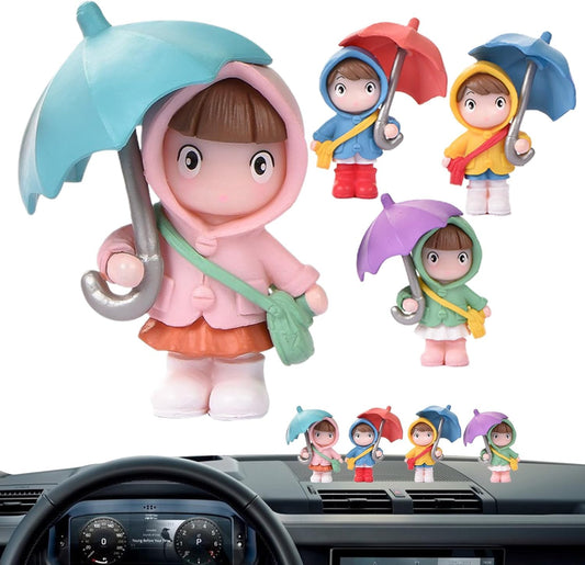 YOURKARTS.COM Car Dashboard Decoration Set, Interesting and Lively Car Decorations Interior, Car Ornaments Heat-Resistant and Durable, Dashboard Decor No Odor Gift for Friend Family
