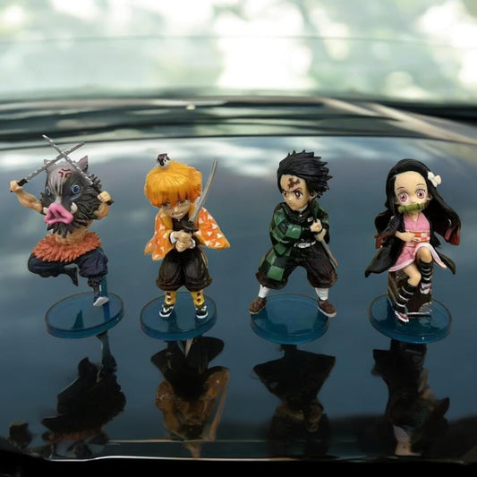 YOURKARTS.COM Car Decoration – Famous Anime Character Demon Slayer Accessories for Center Console and Dashboard