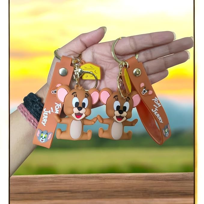 YOURKARTS.COM Cartoon Character Keychain, tom&jerry, 10 cm different style cartoon Character Keychain