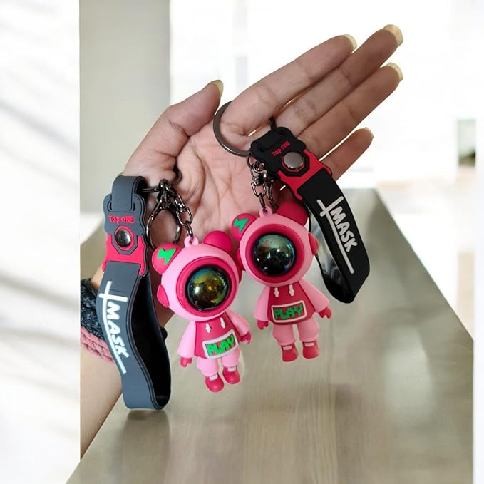 YOURKARTS.COM Cool Sneakers Shoes Keychain Set - Multicolour Miniature Figurines with Accessories, for Bikes, Cars, Bags, Decorative Use