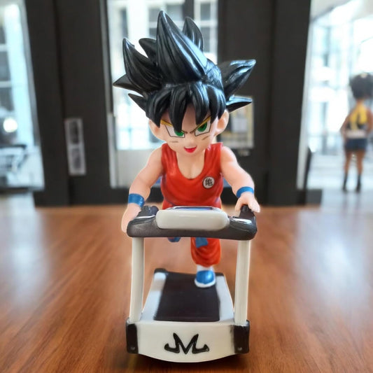 YOURKARTS.COM Car Decoration – Strongest Anime Character Super Saiyan God Figurine for Center Console and Dashboard Accessories (Running)