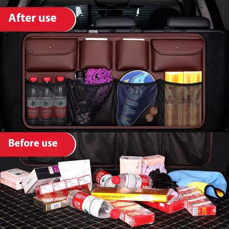YOURKARTS.COM Car Organiser Bag Large Back Seat Storage (car back seat organizer)