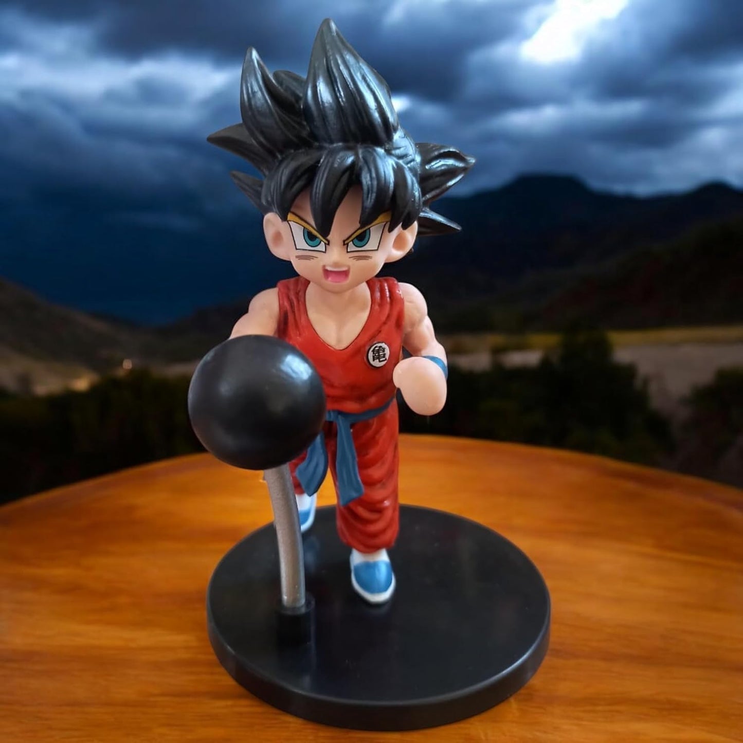 YOURKARTS.COM Car Decoration – Strongest Anime Character Super Saiyan God Figurine for Center Console and Dashboard Accessories (Boxing)