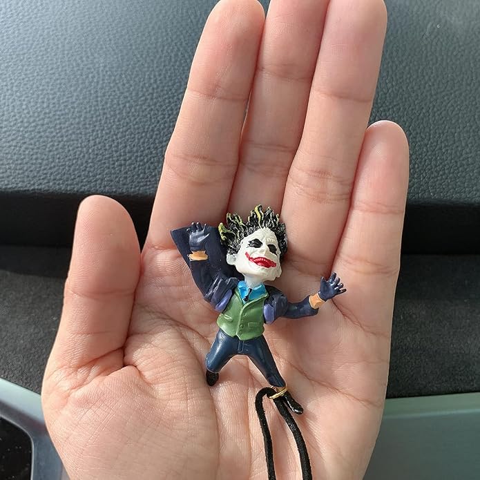 YOURKARTS.COM Comic Villain Car Charm Dashboard Toy – 5.5-Inch Unique Dashboard Decor PVC