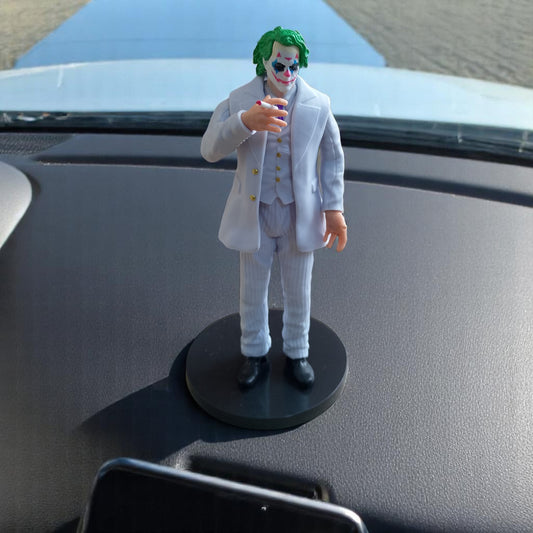 YOURKARTS.COM Comic Villain Car Charm Dashboard Toy – 5.5-Inch Unique Dashboard Decor PVC (Joker smoking B)