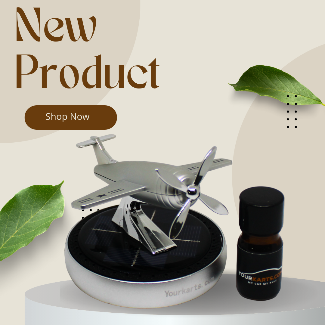 Solar Metal aeroplane glider 2024 car perfume