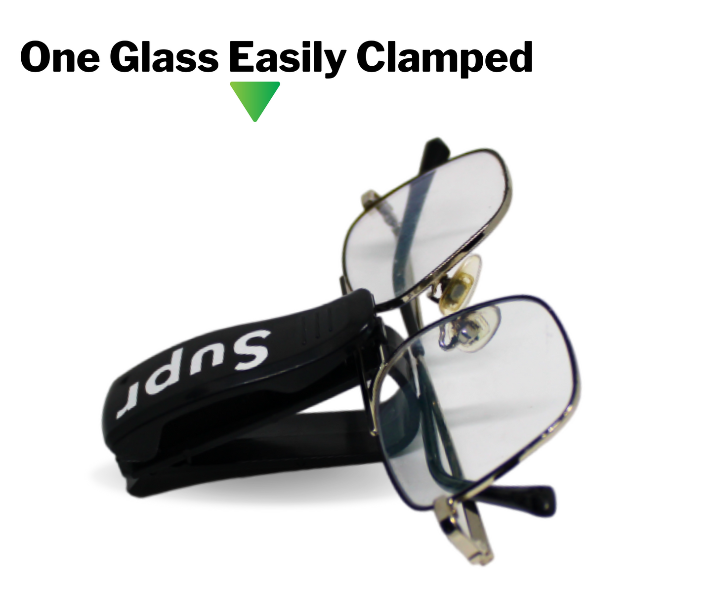 Glasses Holder for Car Sun Visor (Pack of 2)