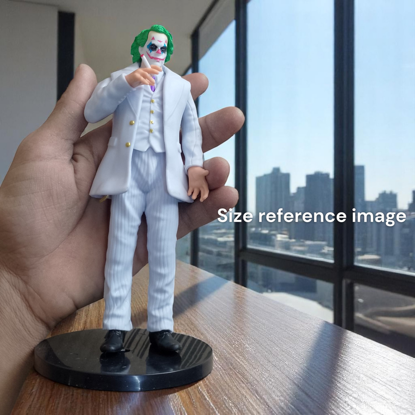 YOURKARTS.COM Comic Villain Car Charm Dashboard Toy – 5.5-Inch Unique Dashboard Decor PVC (Joker smoking B)