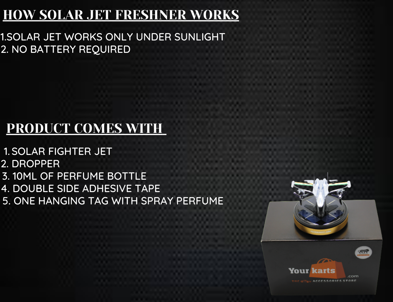 Vaayu jet solar plane air freshner