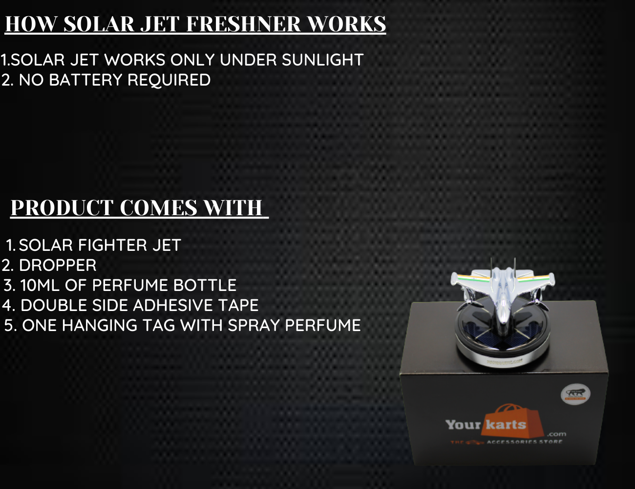 Vaayu jet solar plane air freshner