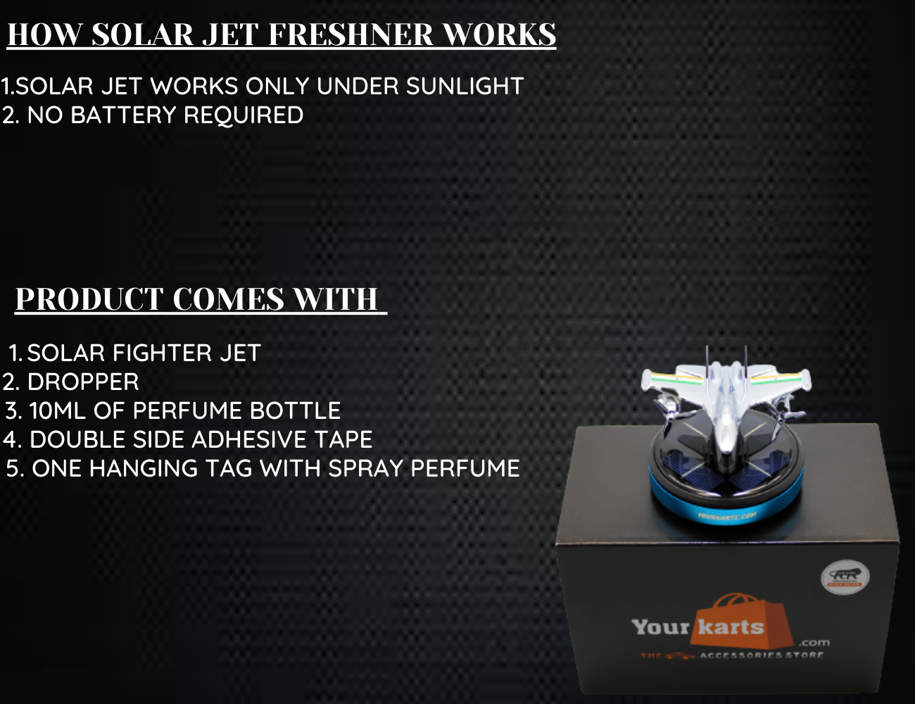 Vaayu jet solar plane air freshner