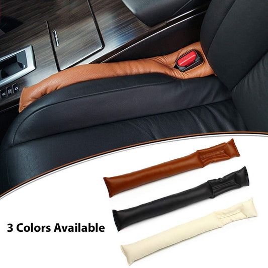 Car Seat Gaps Filler, 2 Pack Microfiber Leather Seat Crevice Plug Blockers, Stop Things from Dropping, Organizer Fill The Gap Between Seat and Console, Universal for Car SUV Truck(Pack of 2)