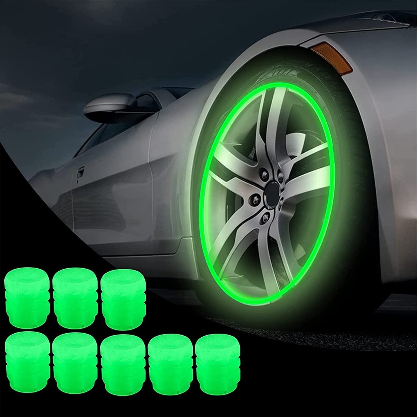 Wheel Tyre Rim Air Valve Radium Cap
